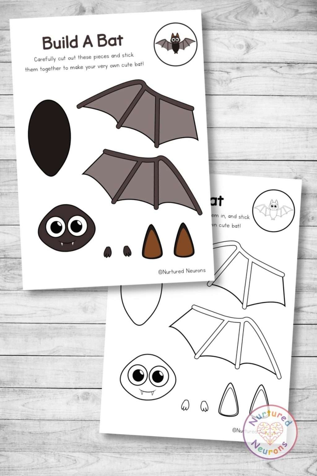 Bat Craft Preschool Printable Bat Craft Preschool Printable