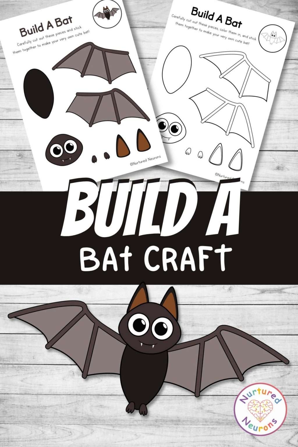 Build A Bat Craft A Simple Halloween Activity Nurtured Neurons Build A Bat Craft A Simple Halloween Activity Nurtured Neurons