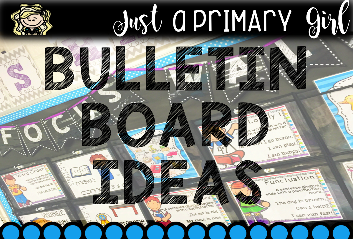 Bulletin Board And Focus Wall And Some Freebies Just A Primary Girl