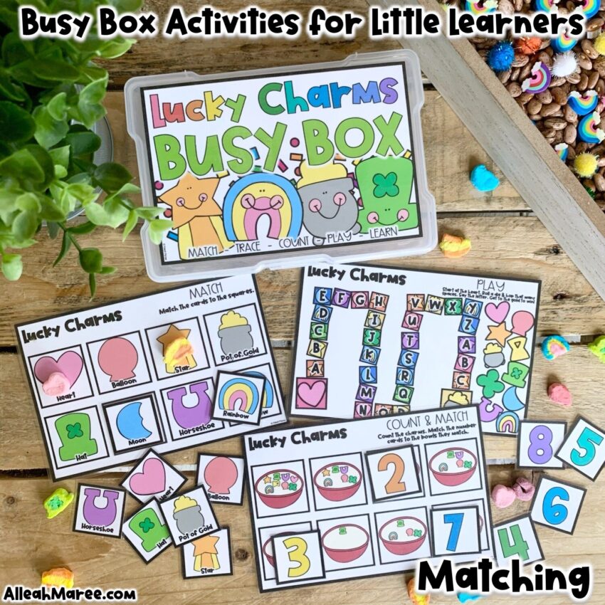 Busy Box Activities For Little Learners Alleah Maree