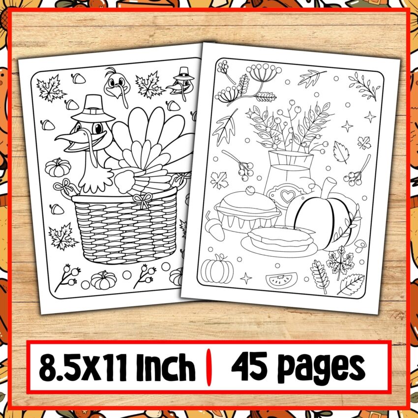 Canadian Thanksgiving Turkey Coloring Pages October Fall
