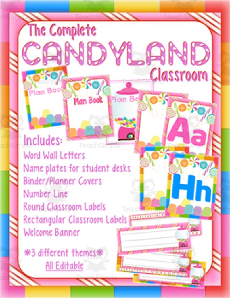 Preschool Candyland Printables Preschool Candyland Printables