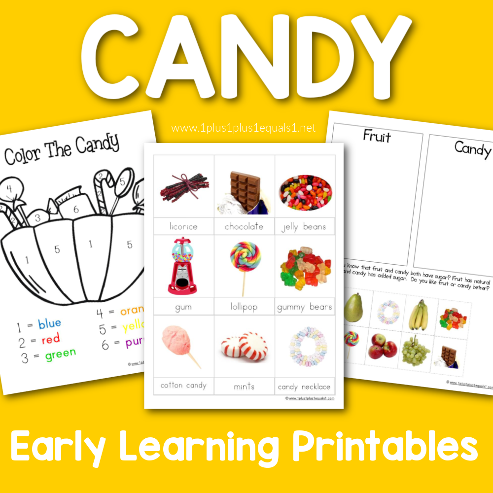 Candy Theme Printable Pack Candy Theme Printable Pack