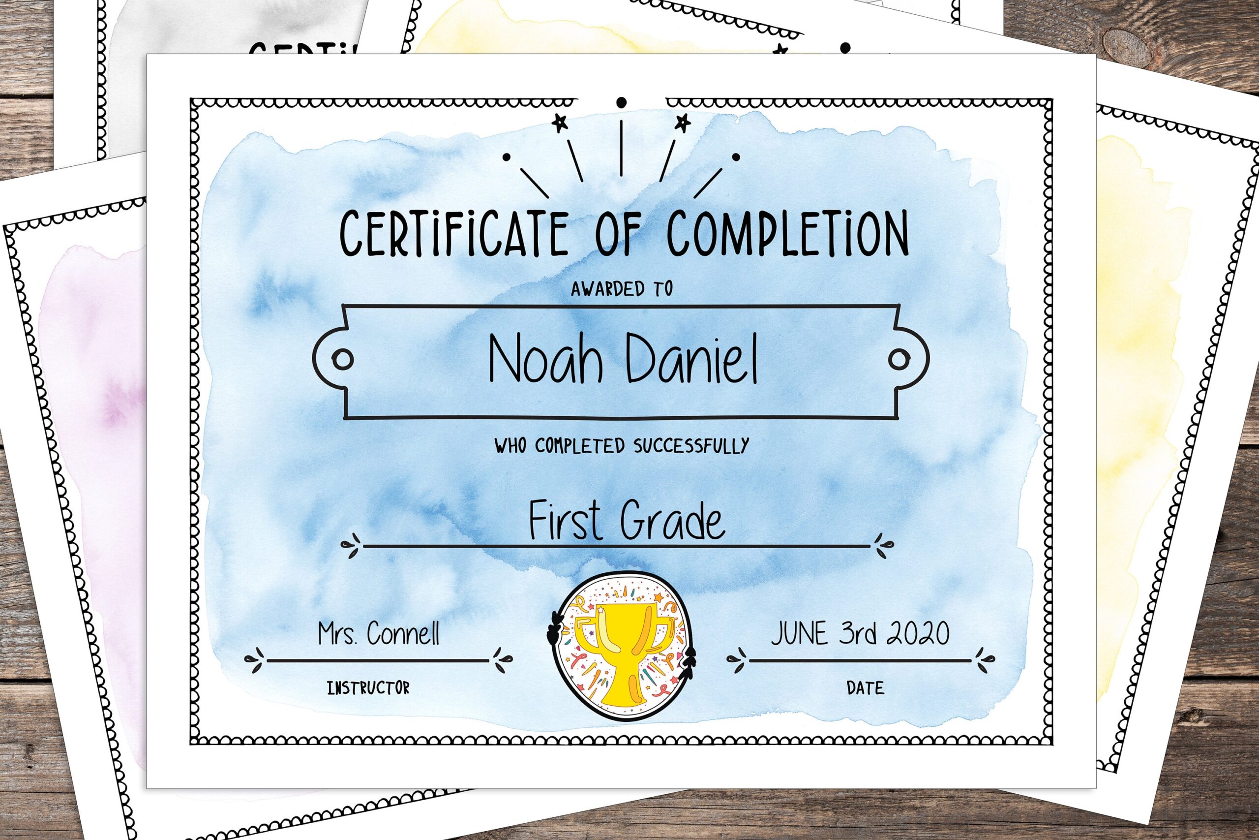Preschool Printable Certificate Of Completion Preschool Printable Certificate Of Completion