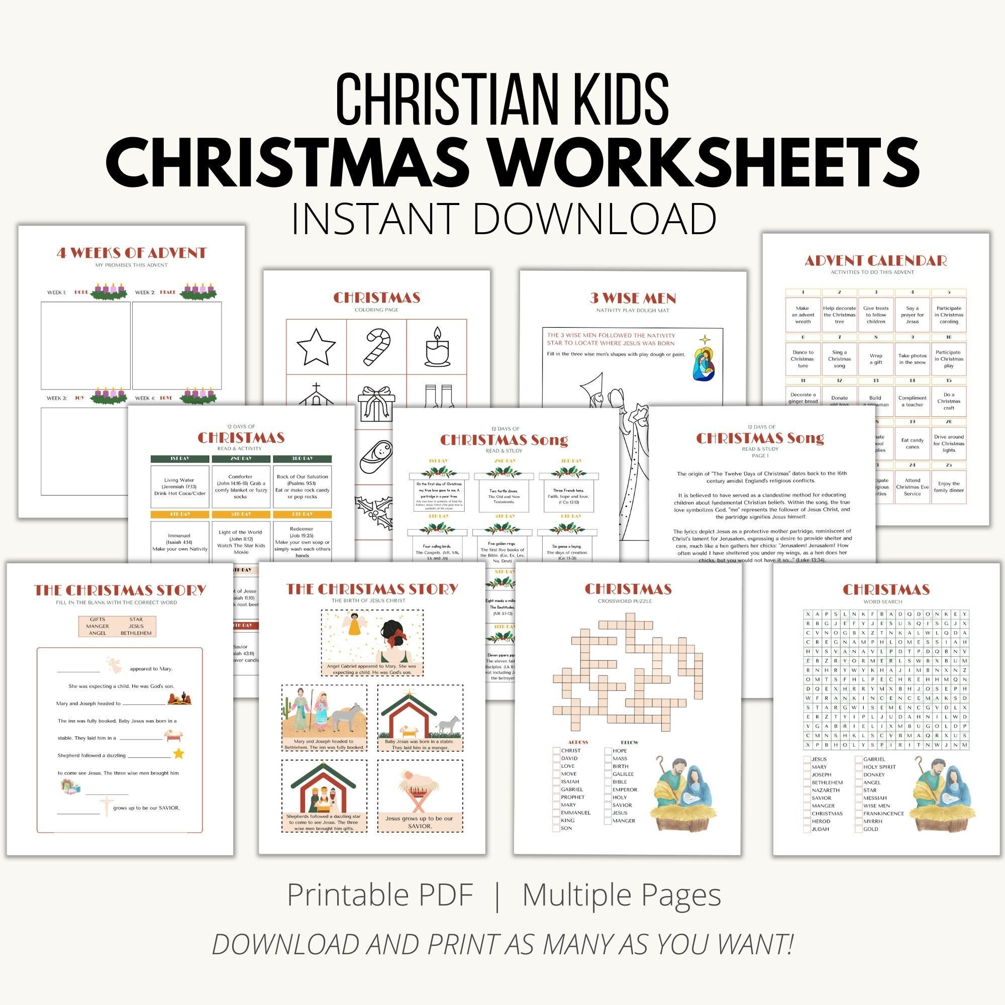 Christian Kids Christmas Activity Printables Christmas Homeschool Worksheets Chrstimas Homeschool Worksheets Christian Christmas Etsy Christian Kids Christmas Activity Printables Christmas Homeschool Worksheets Chrstimas Homeschool Worksheets Christian Christmas Etsy