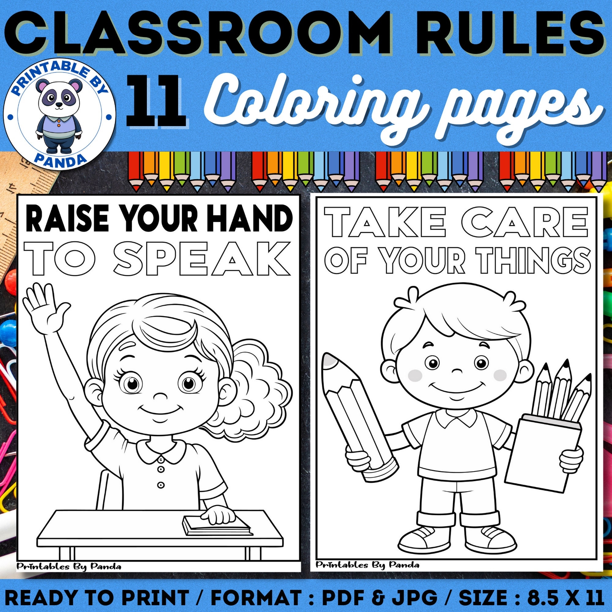 Preschool Classroom Rules Printables