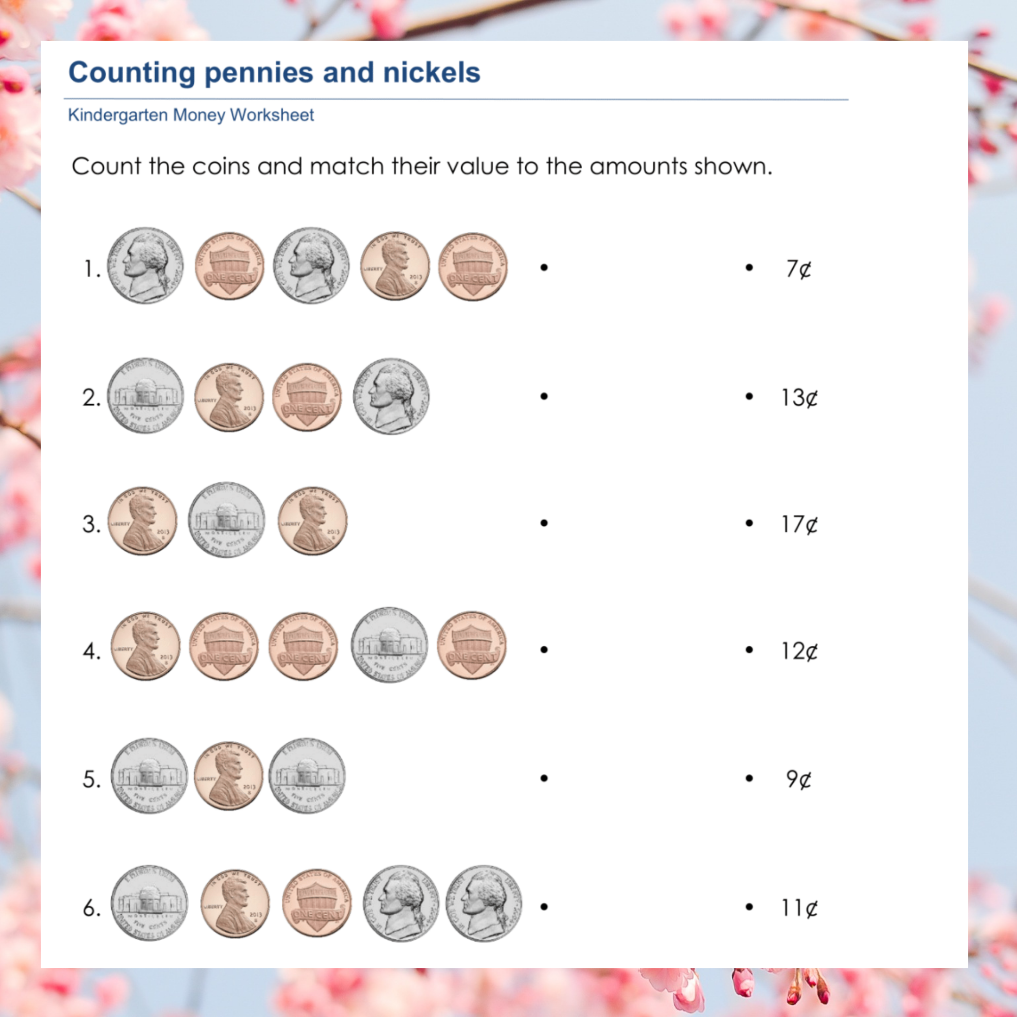 Coin Recognition Quest Printable Worksheets For Kids To Master Coin Recognition Quest Printable Worksheets For Kids To Master