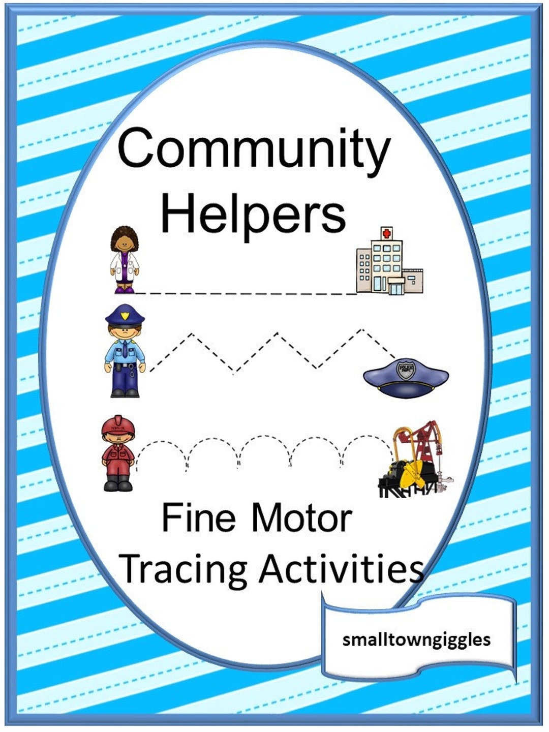 Community Helpers Activities tracing Worksheets fine Motor Skills Community Helpers Activities tracing Worksheets fine Motor Skills