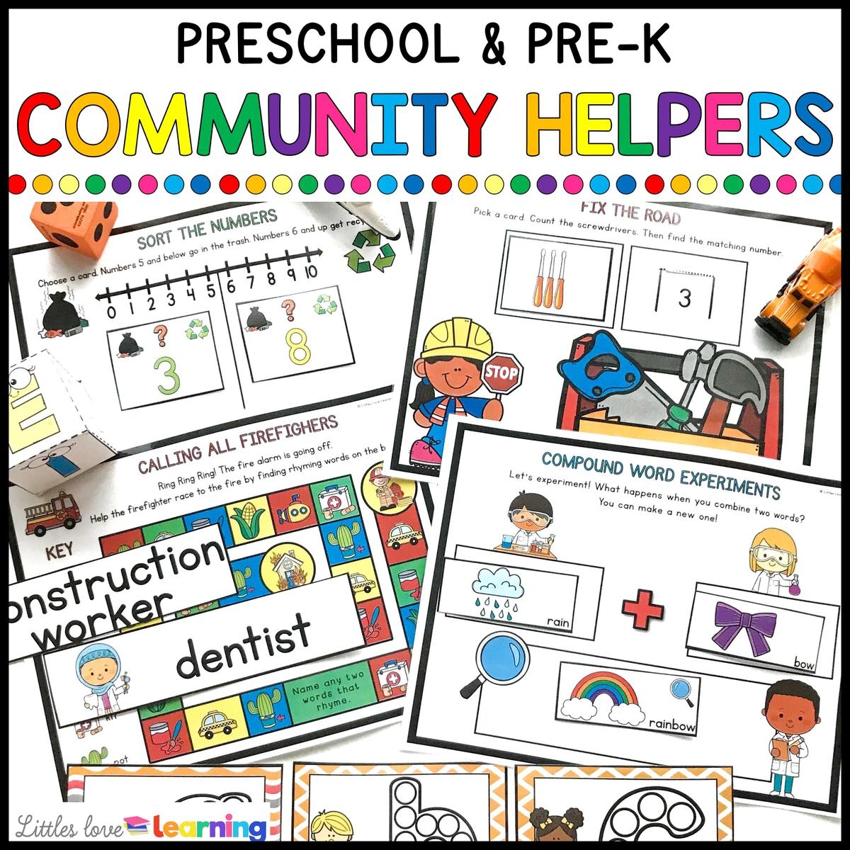 COMMUNITY HELPERS PRESCHOOL ACTIVITY PACK COMMUNITY HELPERS PRESCHOOL ACTIVITY PACK