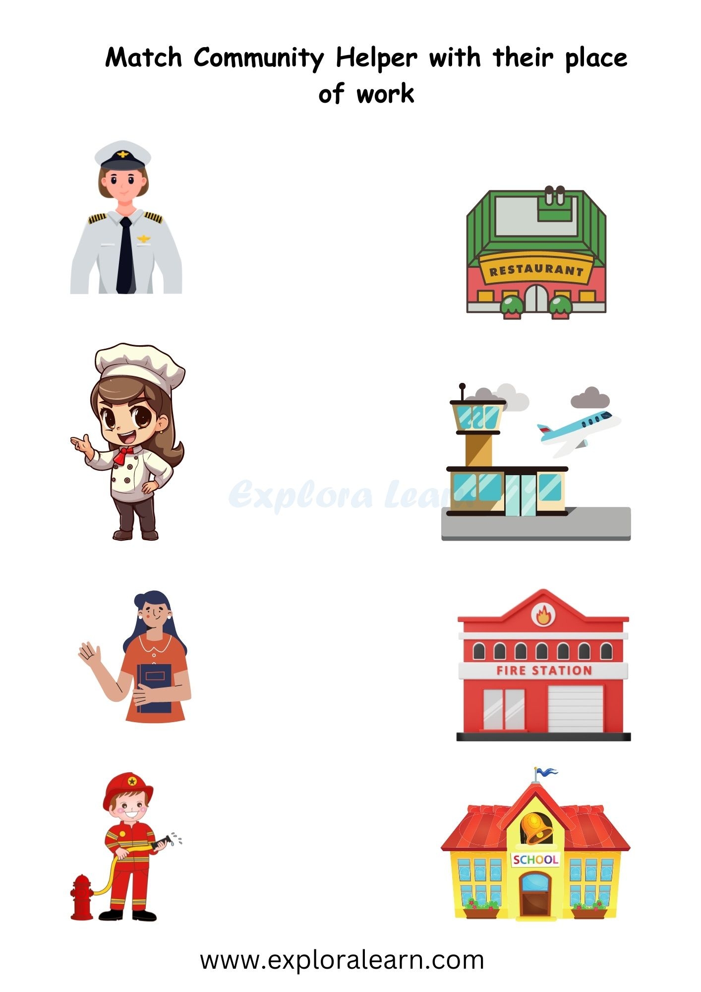 Community Helpers Printables Worksheets For Preschool And Kindergarten 2 To 6 Years Kids Community Helpers Printables Worksheets For Preschool And Kindergarten 2 To 6 Years Kids