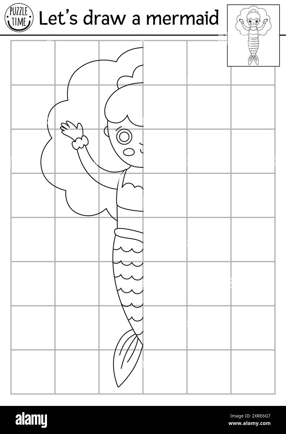 Complete The Mermaid Vector Ocean Kingdom Symmetrical Drawing Practice Worksheet Marine Printable Black And White Activity For Kids Copy The Pictur Stock Vector Image Art Alamy Complete The Mermaid Vector Ocean Kingdom Symmetrical Drawing Practice Worksheet Marine Printable Black And White Activity For Kids Copy The Pictur Stock Vector Image Art Alamy