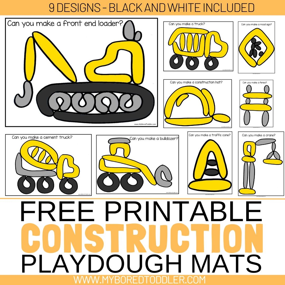 Preschooler Preschool Construction Theme Printables