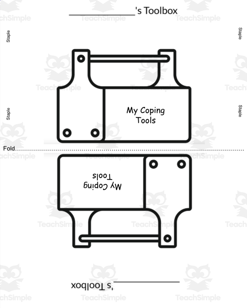 Free Printable Coping Skills Toolbox Worksheet Free Printable Coping Skills Toolbox Worksheet