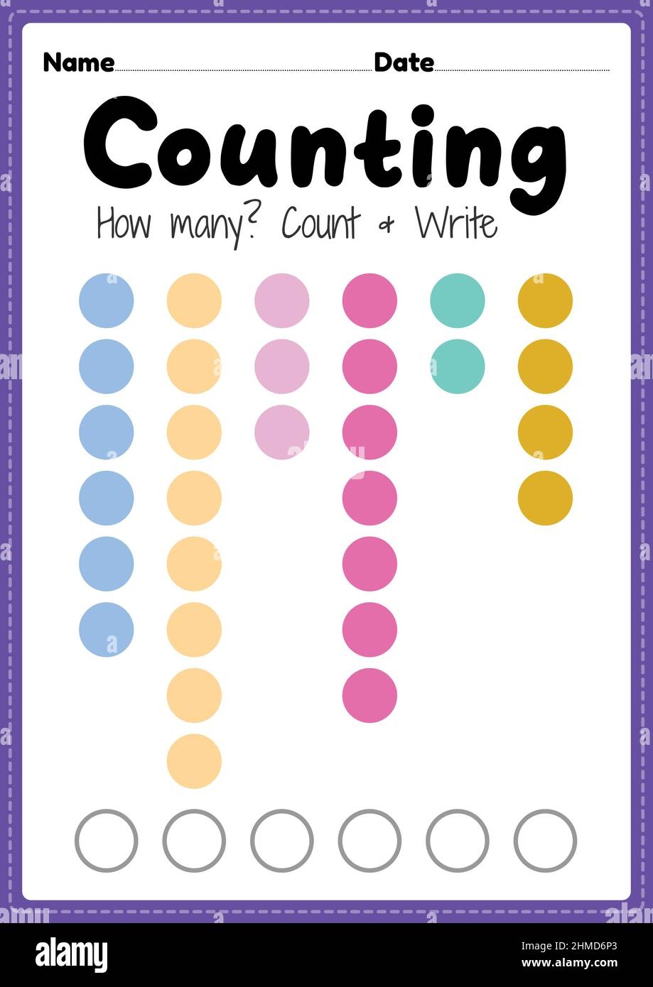 Preschool Counting Printables
