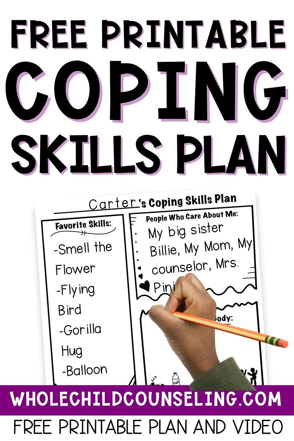 Printable Coping Skills Worksheets For Adults