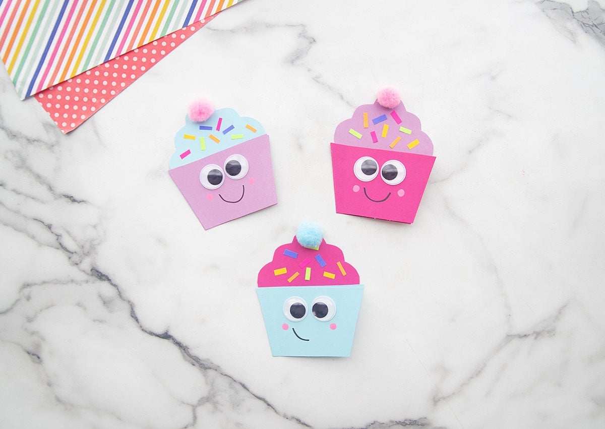 Cupcake Craft with Free Printable The Best Ideas For Kids