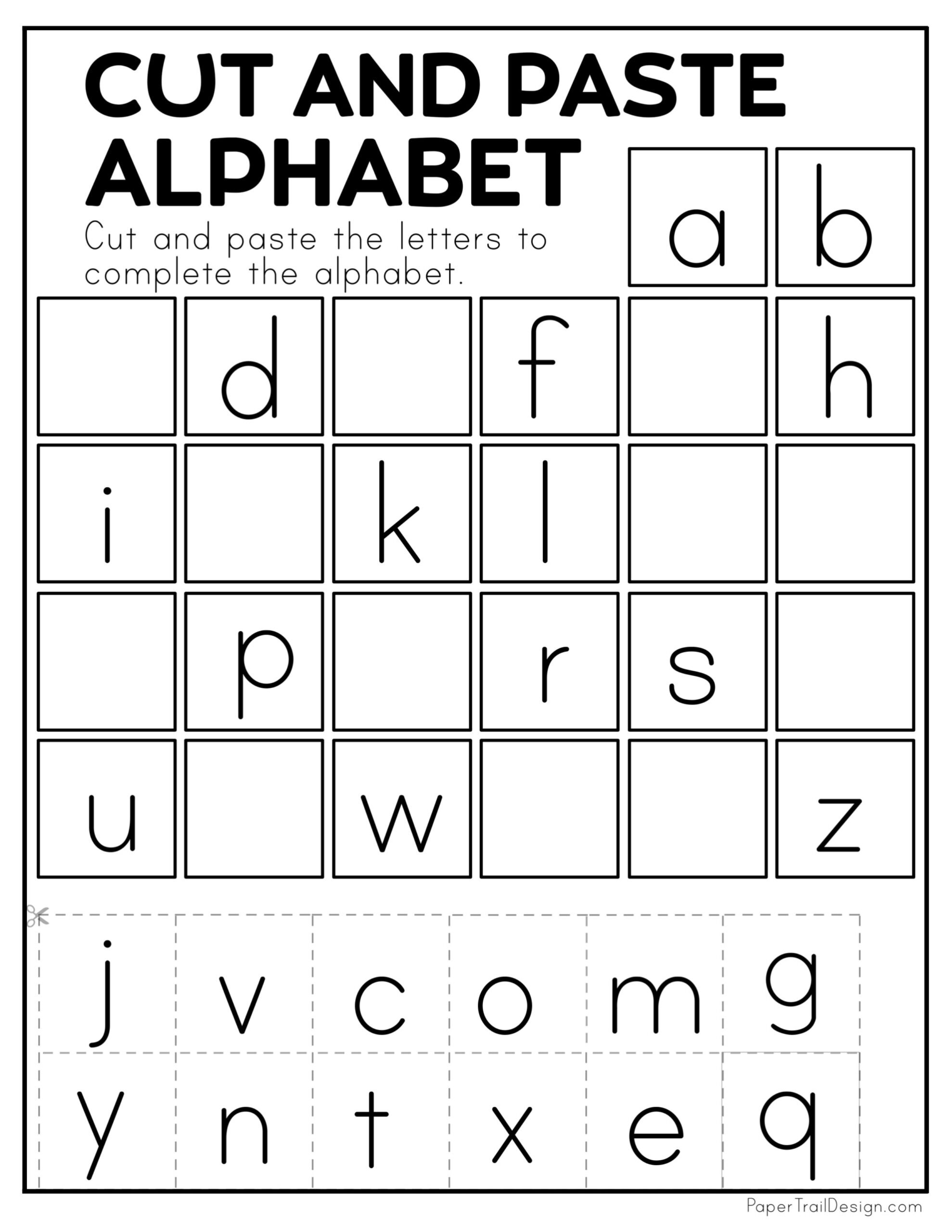 Cut And Paste Worksheets Paper Trail Design Cut And Paste Worksheets Paper Trail Design