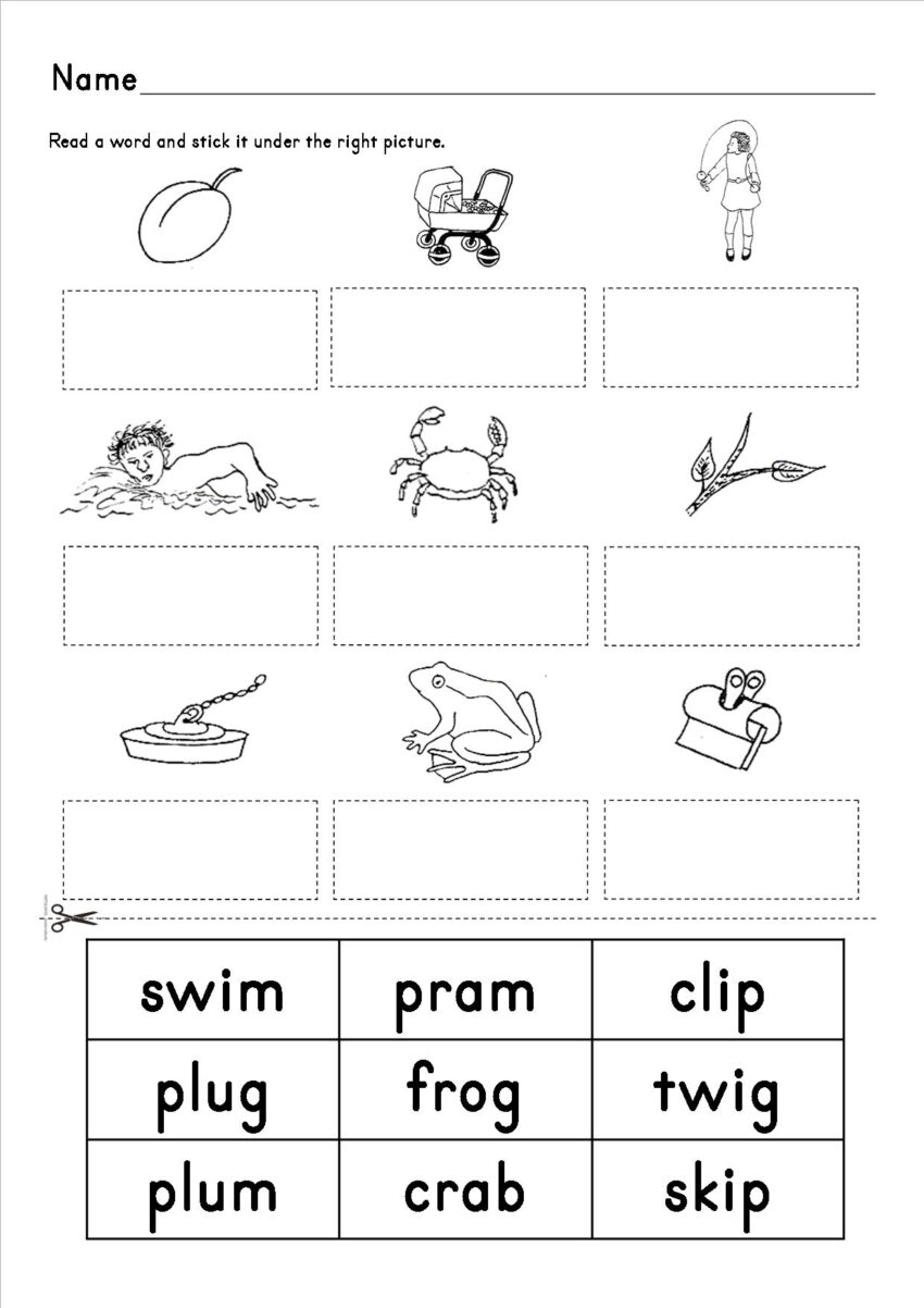 CVCC Words Worksheets SOUND IT OUT PHONICS