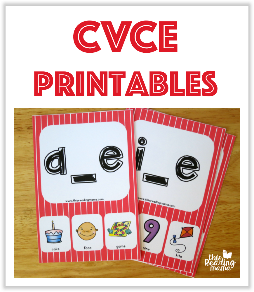 CVCe Printables This Reading Mama