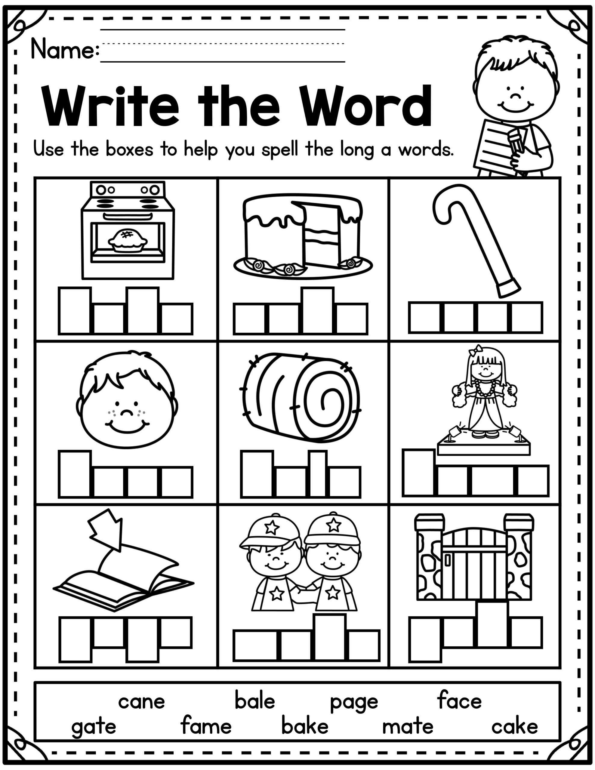 CVCe Worksheets