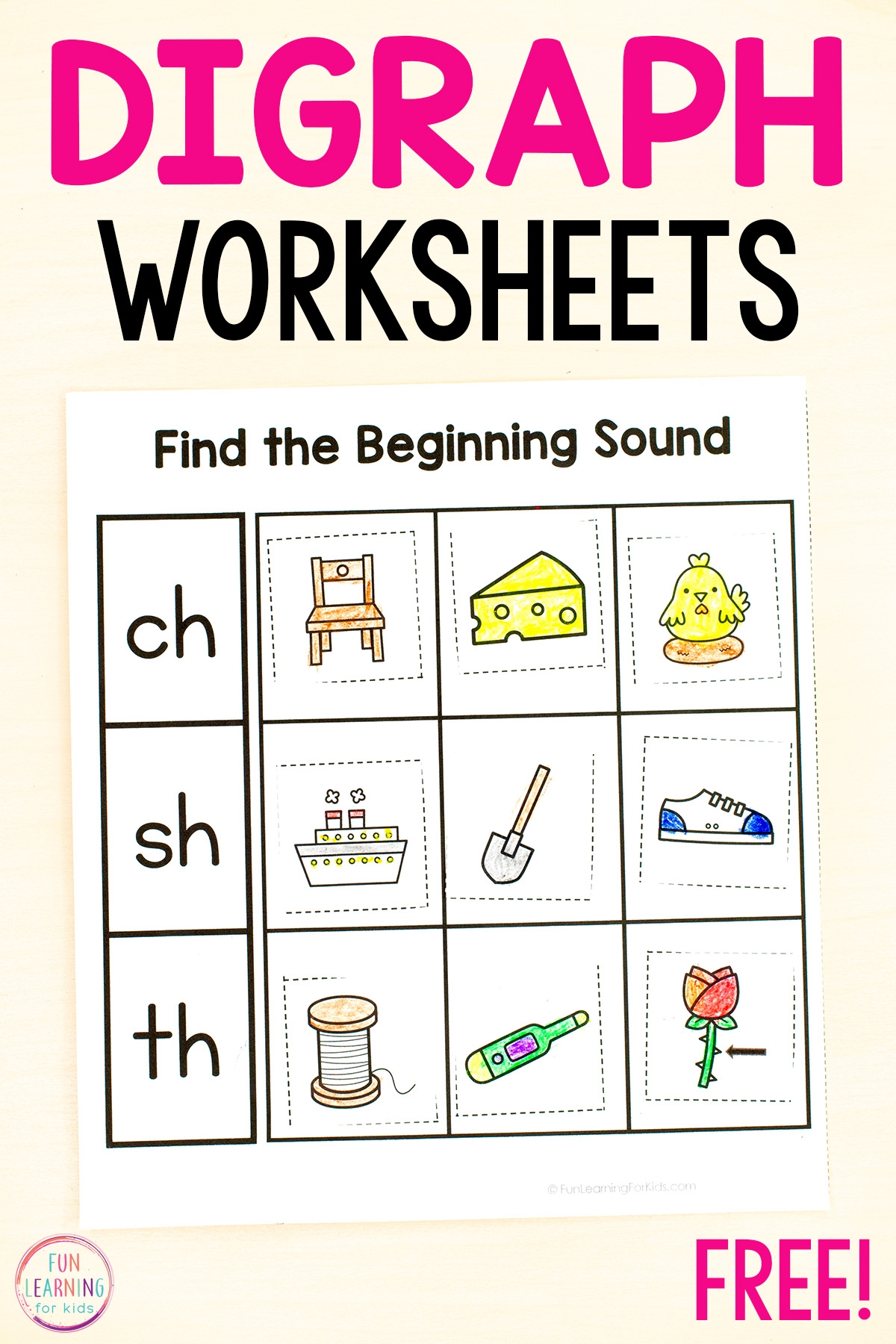 Free Phonic Worksheets Printables Sh Sound