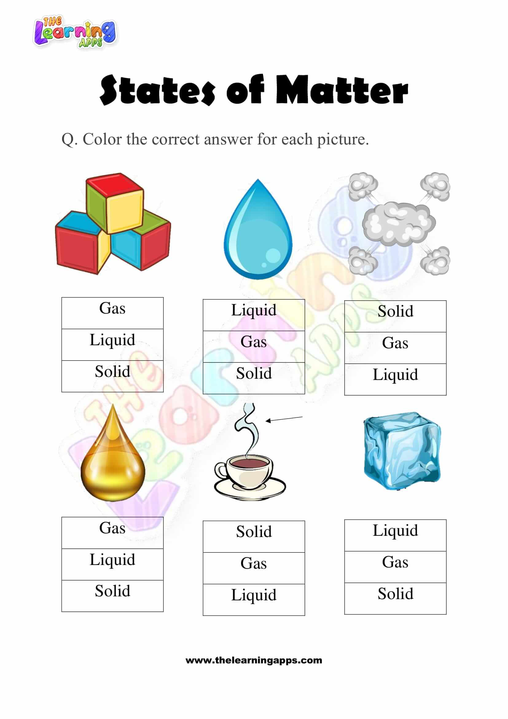 Discover Printable States Of Matter With Grade 2 Worksheets 