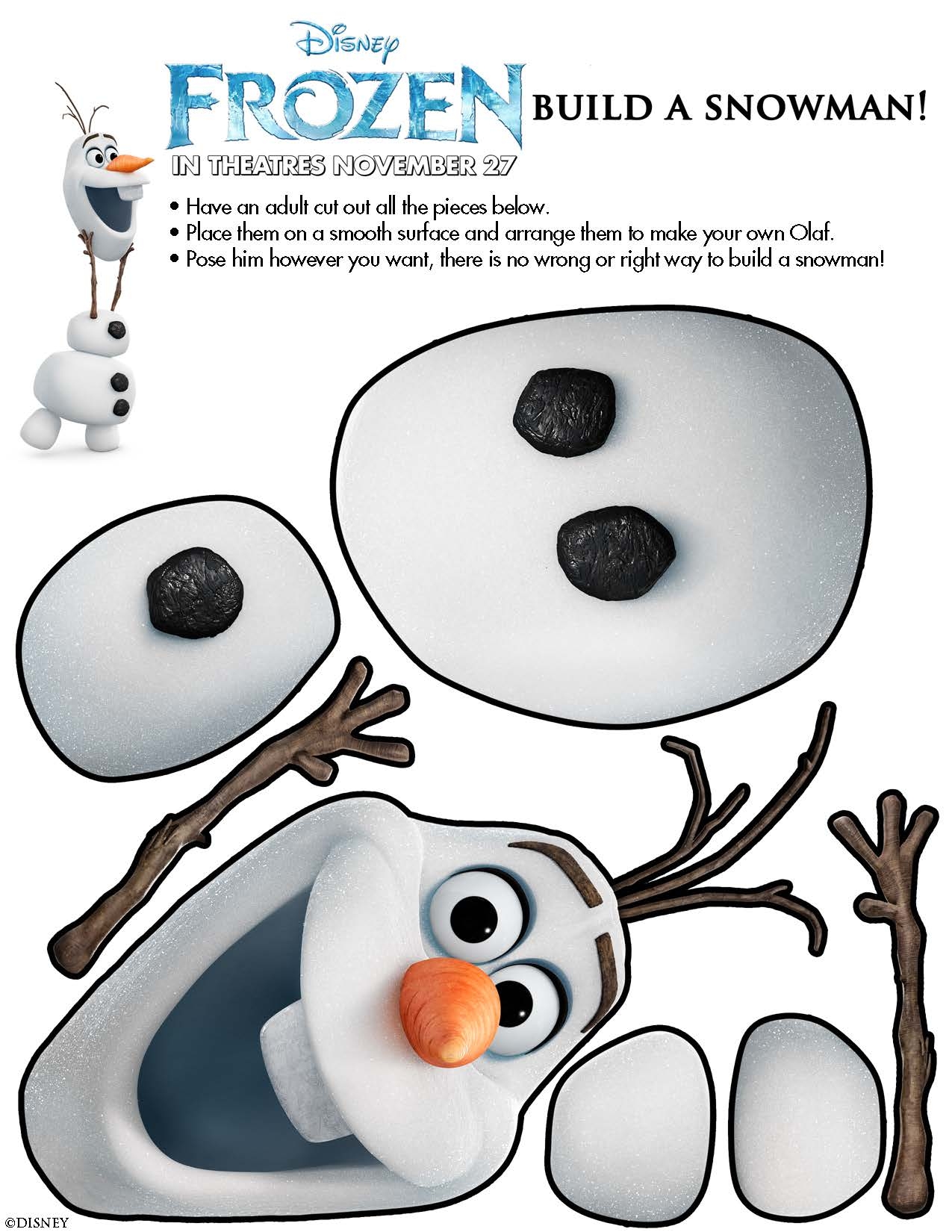Disney s FROZEN Printable Activities And Games For Kids Disney s FROZEN Printable Activities And Games For Kids
