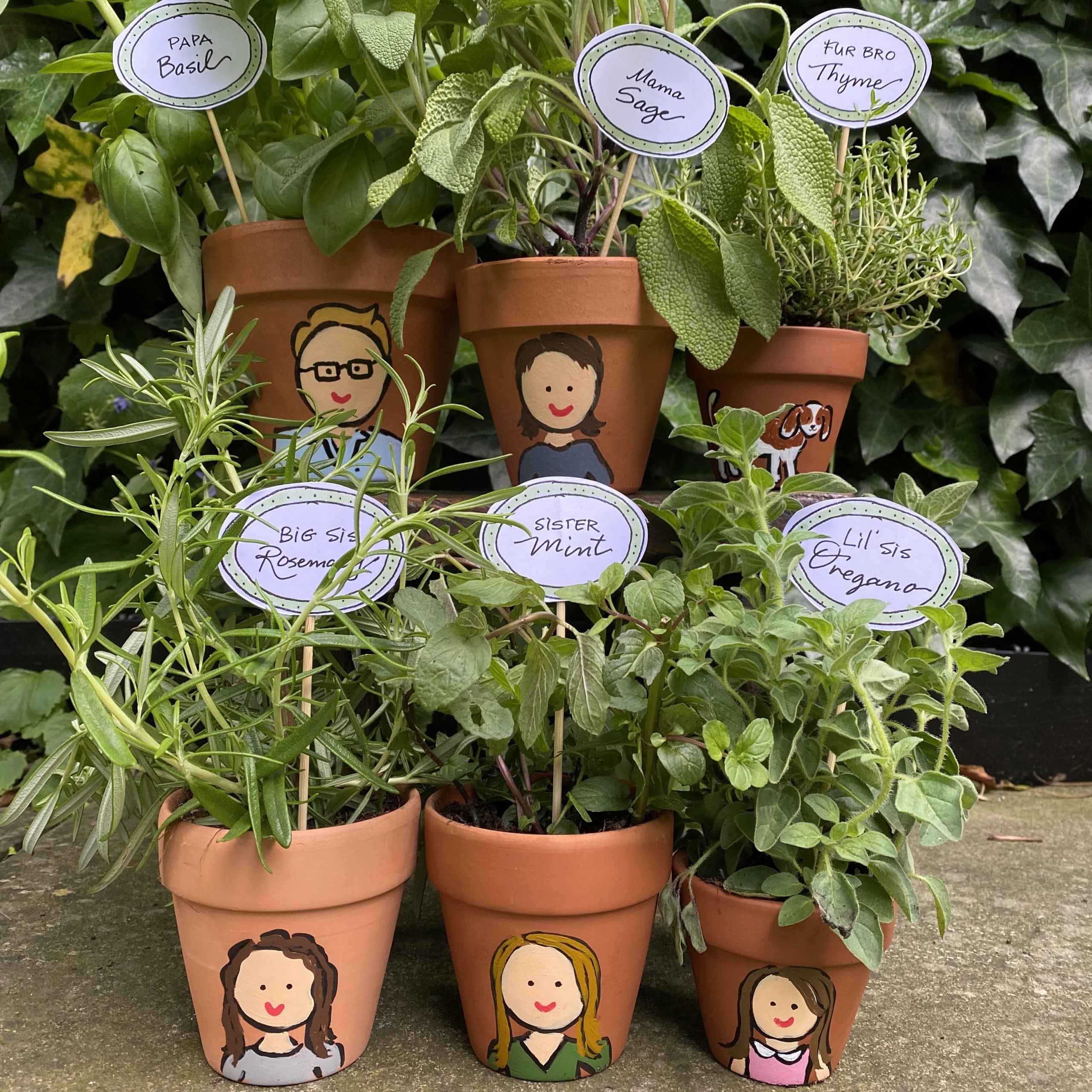 DIY Herb Garden Family