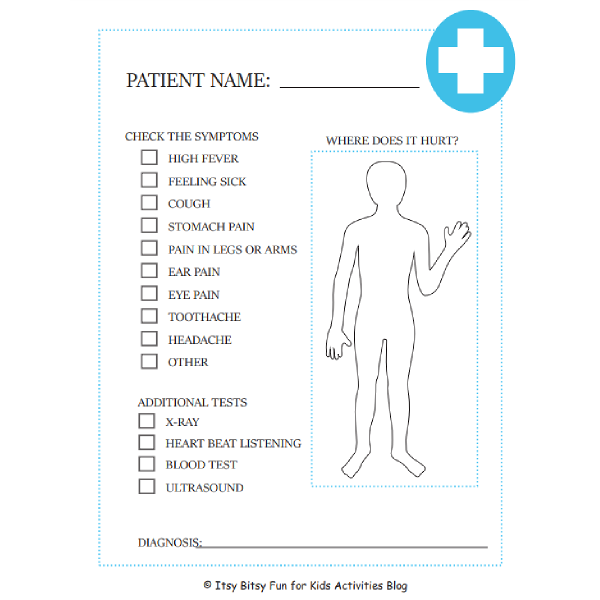 Doctor Pretend Play Kids Printables Kids Activities Blog Doctor Pretend Play Kids Printables Kids Activities Blog