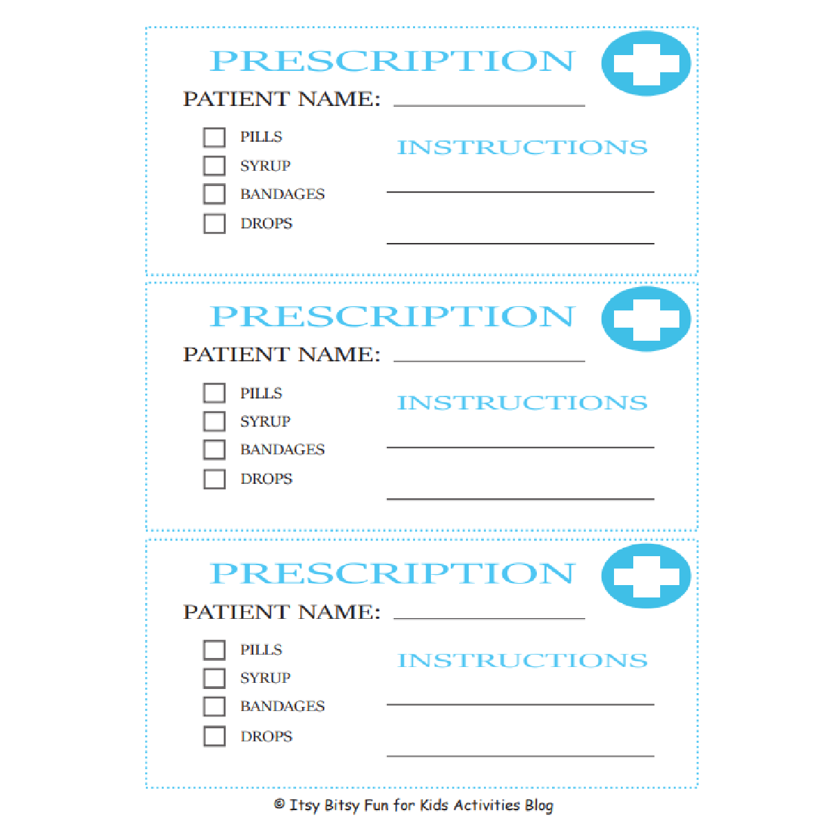 Printable Doctor Check Up List Preschool Printable Doctor Check Up List Preschool