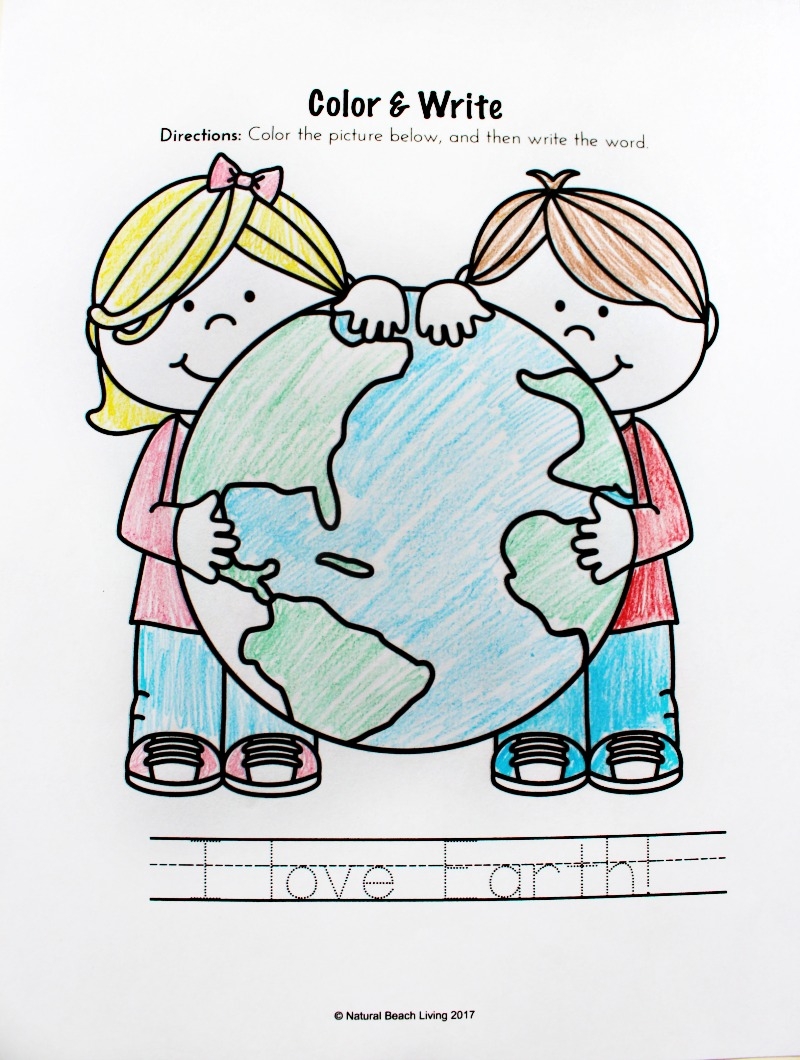 Printable Kindergarten Earth Day Cycle Worksheet Printable Kindergarten Earth Day Cycle Worksheet