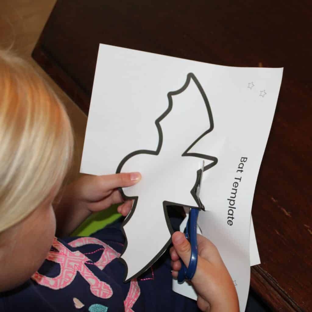 Easy Preschool Bat Craft Free Printable Bat Template Easy Preschool Bat Craft Free Printable Bat Template