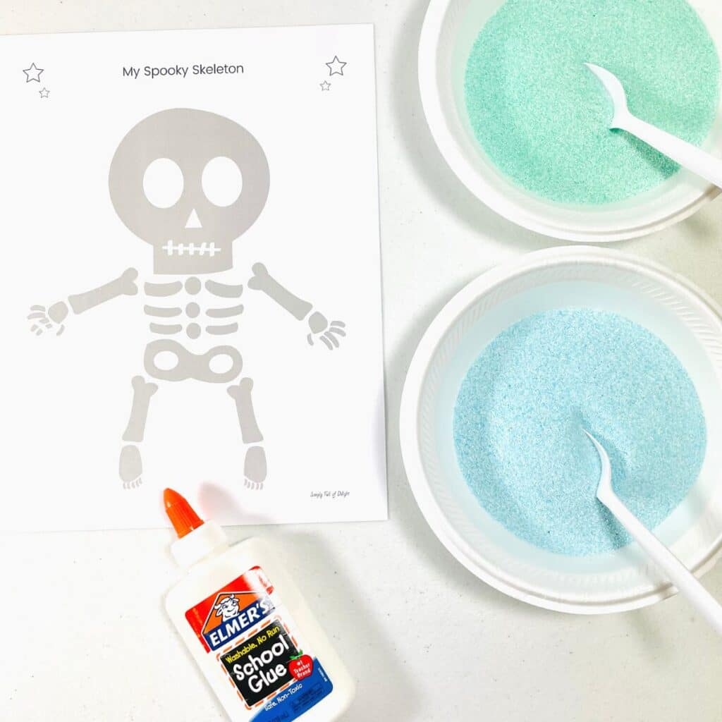 Preschool Skeleton Printable