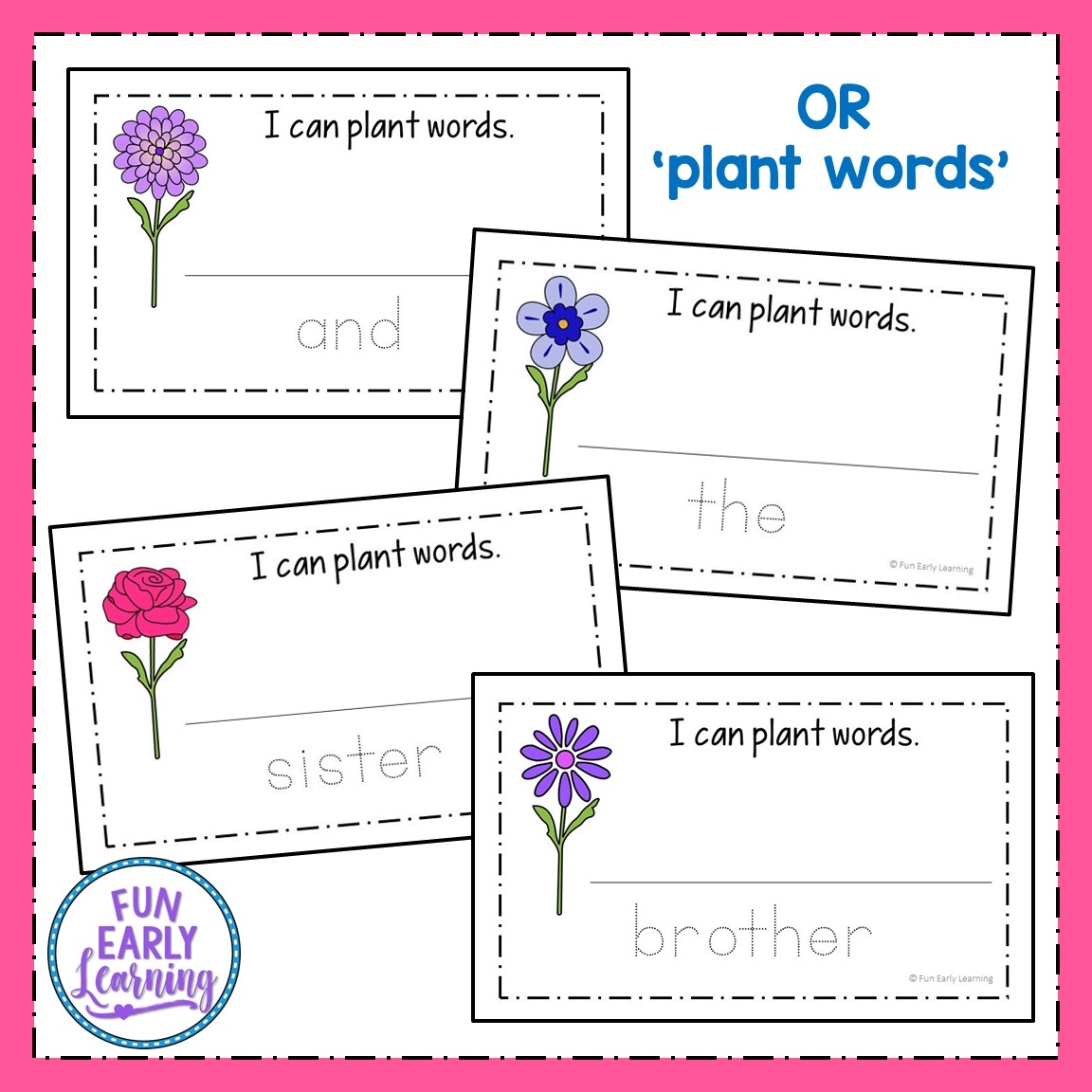 Preschool Plant Printables