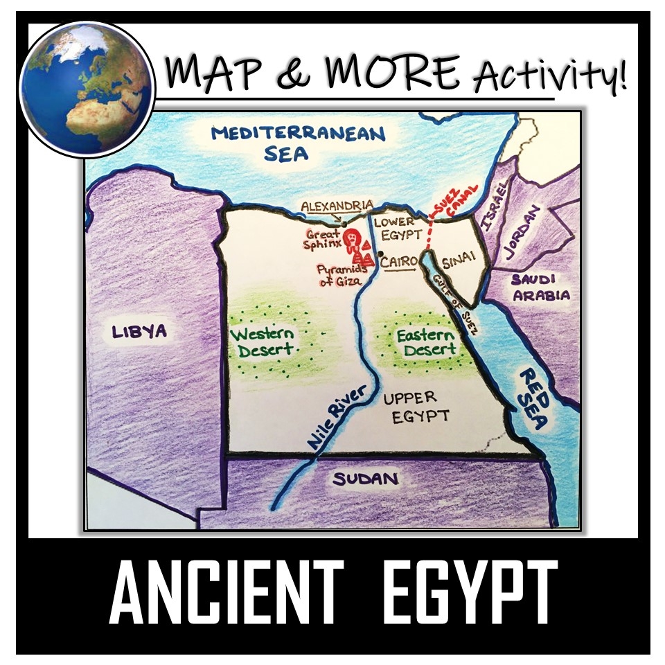 Printable Ancient Egypt Map Worksheet Printable Ancient Egypt Map Worksheet