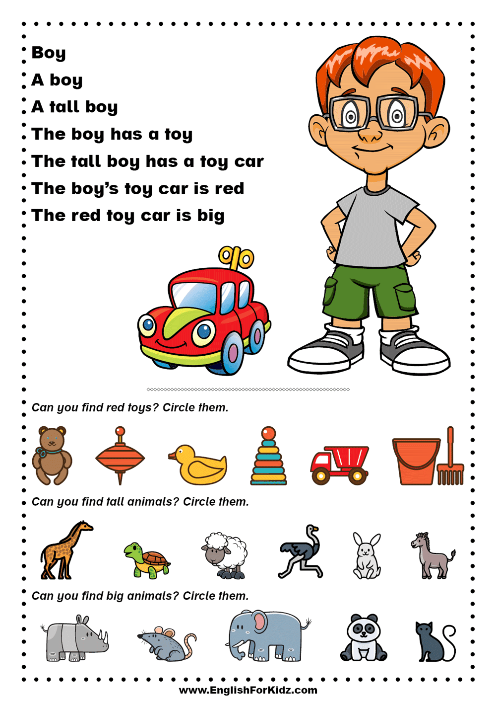 English For Kids Step By Step Reading Comprehension For English For Kids Step By Step Reading Comprehension For