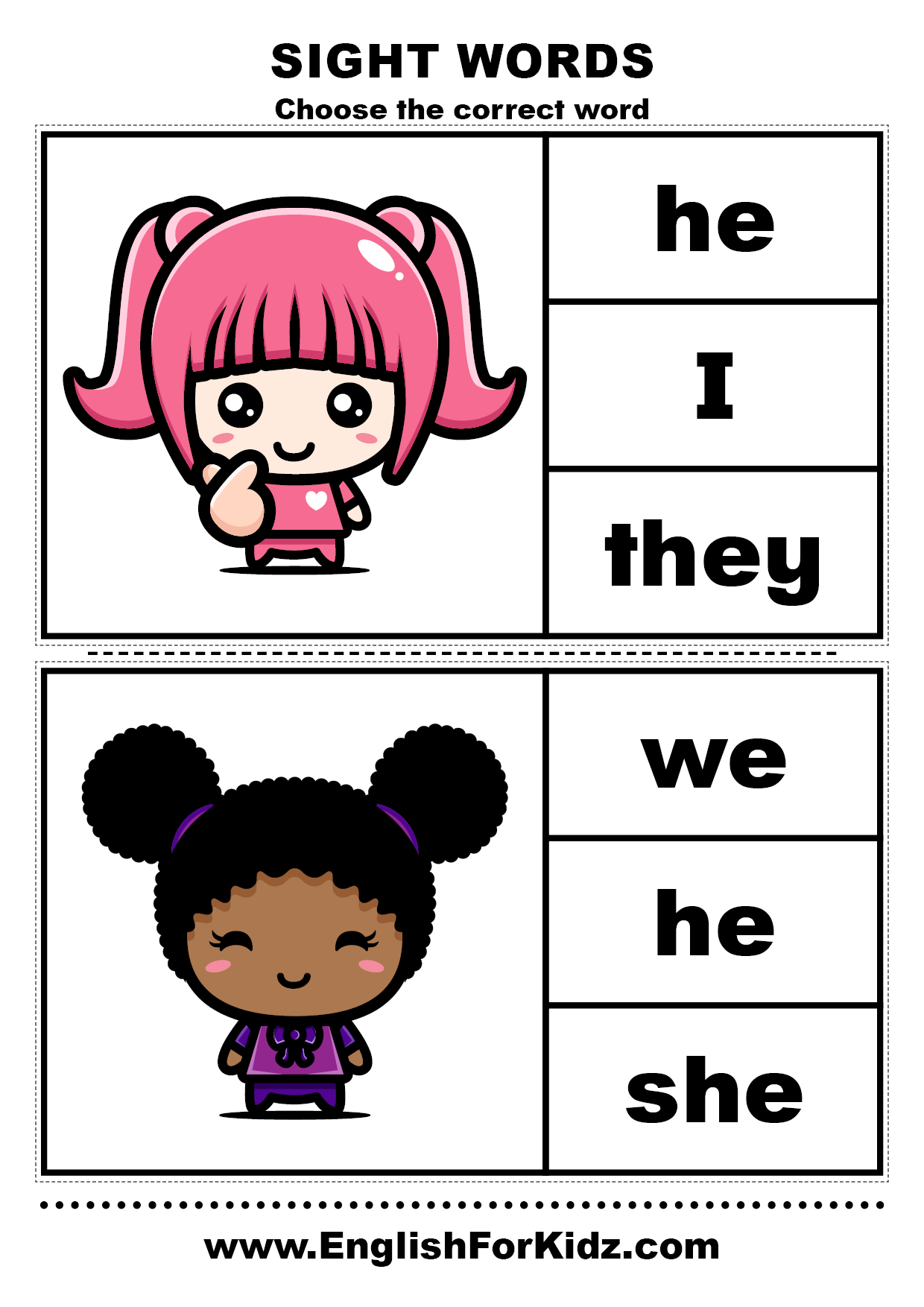 Sight Word She Worksheets For Kindergarten Sight Word She Worksheets For Kindergarten