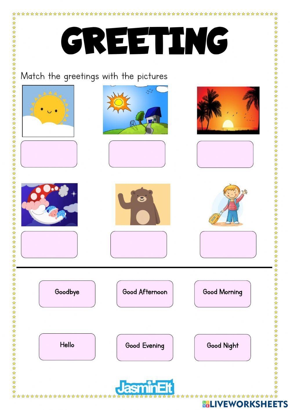 English Greetings Activity Worksheets Library English Greetings Activity Worksheets Library