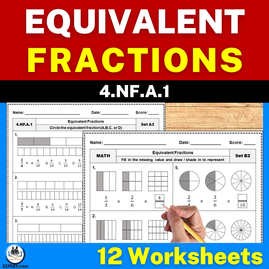 Fractions Printable Worksheets Grade 4