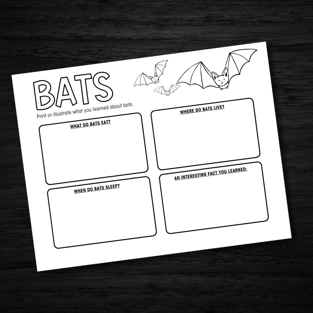 Explore The Fascinating World Of Bats With This Free Printable Worksheet Blooming Brilliant Homeschoolers Explore The Fascinating World Of Bats With This Free Printable Worksheet Blooming Brilliant Homeschoolers