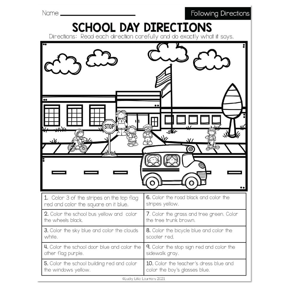 Fall Early Finishers 2nd Grade ELA Following Directions Worksheets Library Fall Early Finishers 2nd Grade ELA Following Directions Worksheets Library