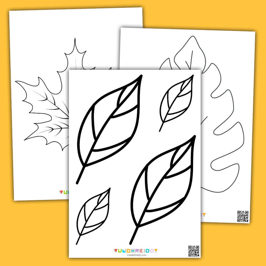 Printable Leaves For Preschool Printable Leaves For Preschool