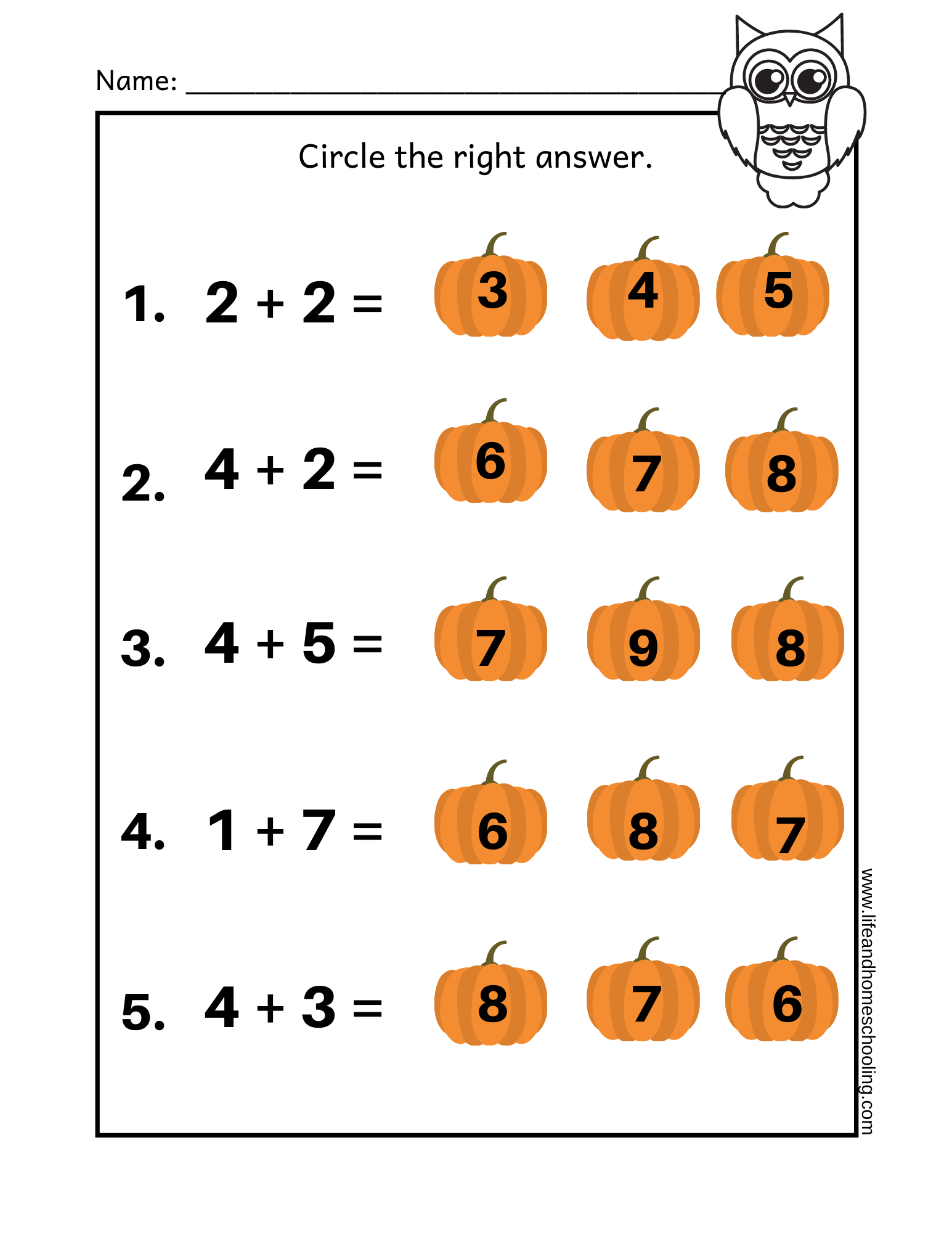 Fall Themed Kinder 2nd Grade Math add U0026 Subtract Made By Teachers Fall Themed Kinder 2nd Grade Math add U0026 Subtract Made By Teachers