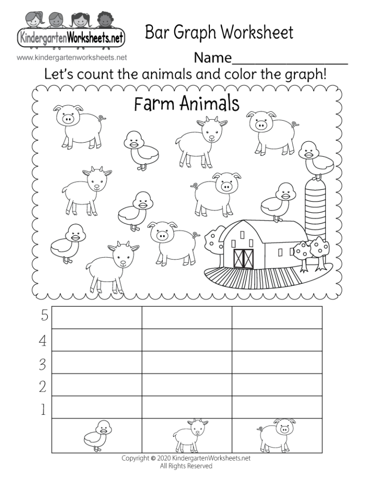 Farm Animals Bar Graph Worksheet Free Printable Digital U0026 PDF