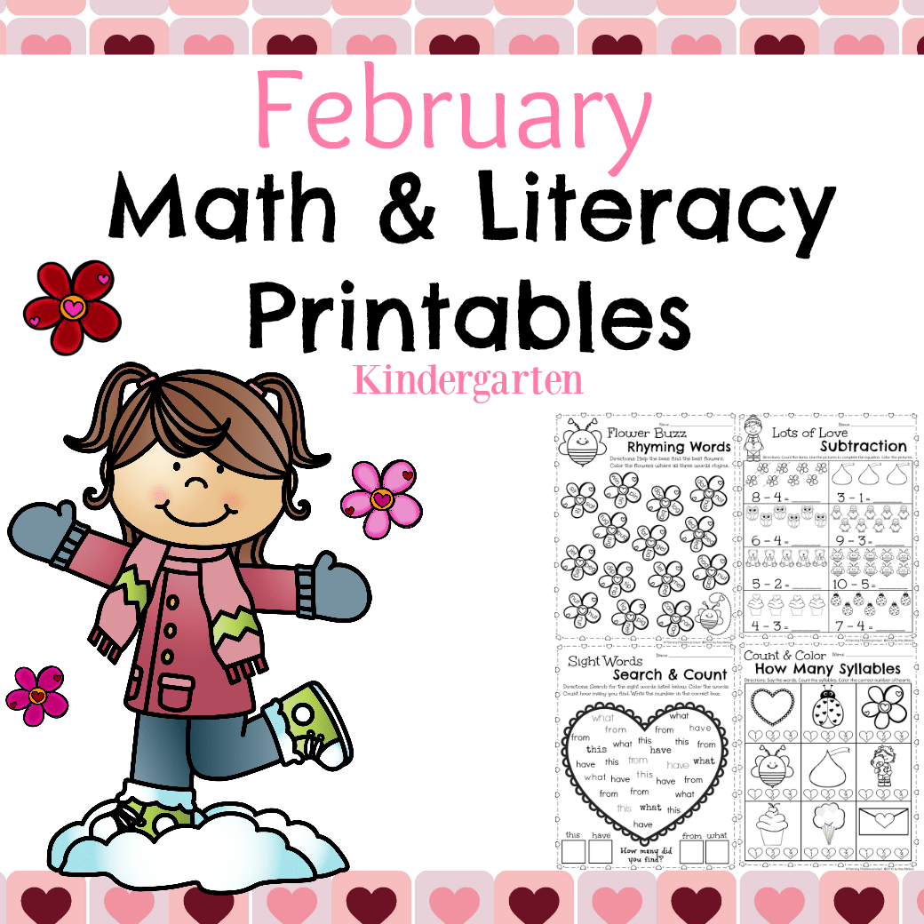 February Kindergarten Worksheets Planning Playtime February Kindergarten Worksheets Planning Playtime