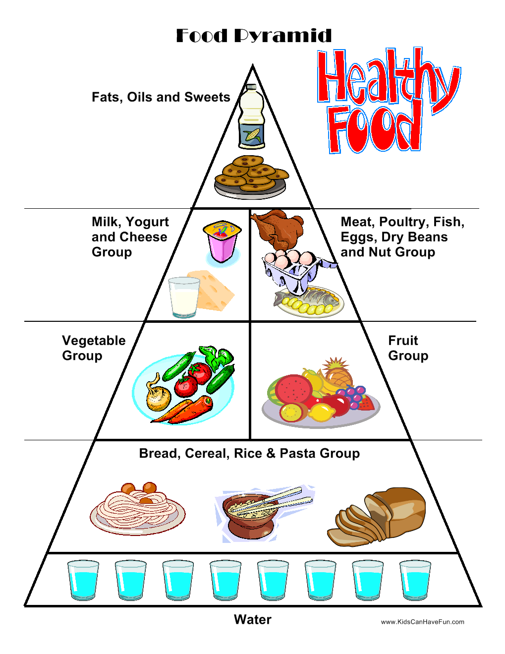 Food Worksheets Cut U0026 Paste Activities Food Pyramid Food Worksheets Cut U0026 Paste Activities Food Pyramid
