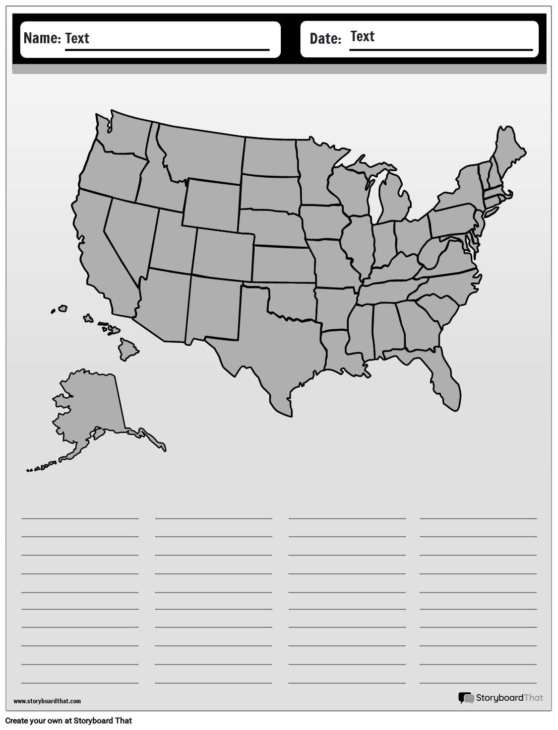 Free 50 States Worksheets Customize And Print Online Free 50 States Worksheets Customize And Print Online
