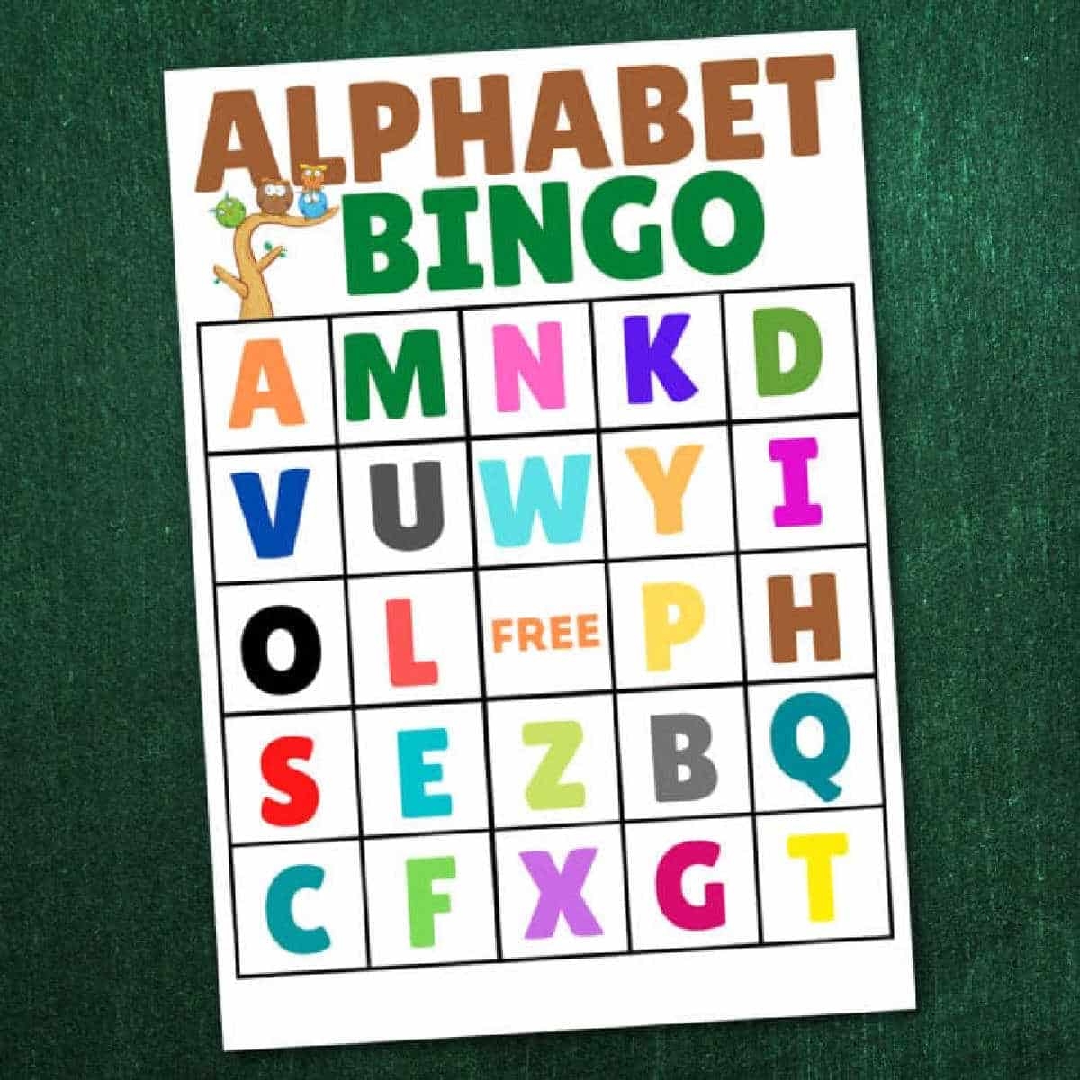 Free Alphabet Bingo Printable Game Alphabet Game For Kids Worksheets Library