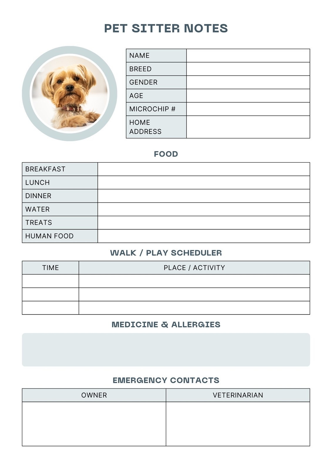 Free Printable Adoption Planning Worksheets