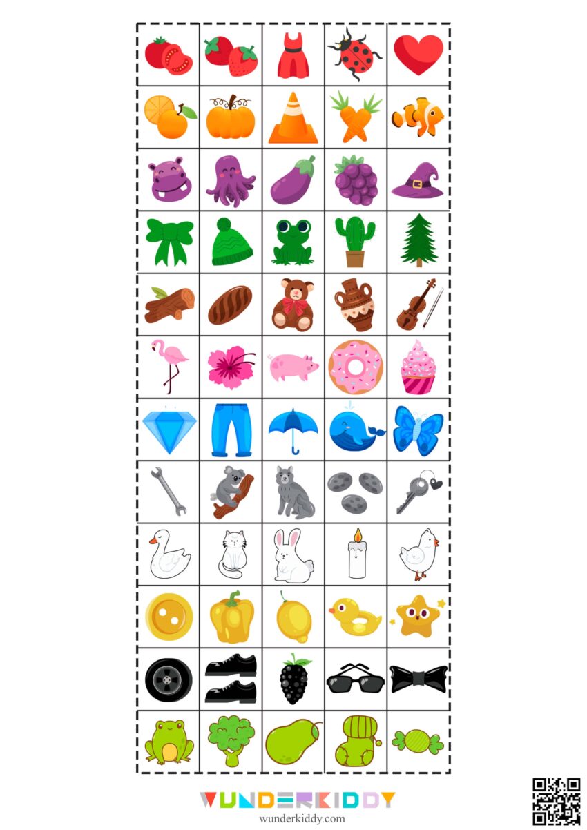 Free Color Sorting Printable Activity For Preschoolers Worksheets Library